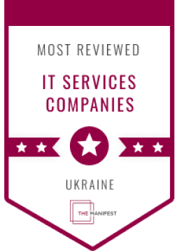 Most reviewed IT company in Ukraine by The Manifest