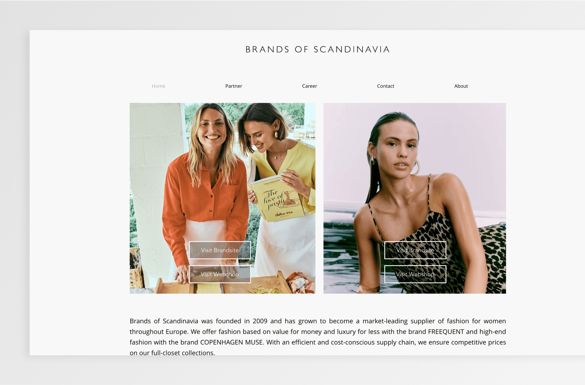 Back office synchronization for Brands of Scandinavia