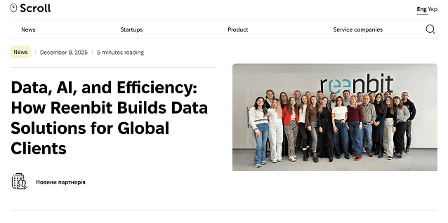 Data, AI, and Efficiency: How Reenbit Builds Data Solutions for Global ...